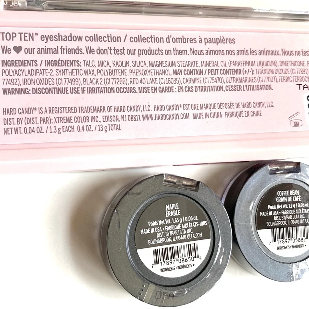 Top Ten Eye Pallet Hardy Candy Marilyn Monroe edition &‎ Ulta Beauty eyeshadows